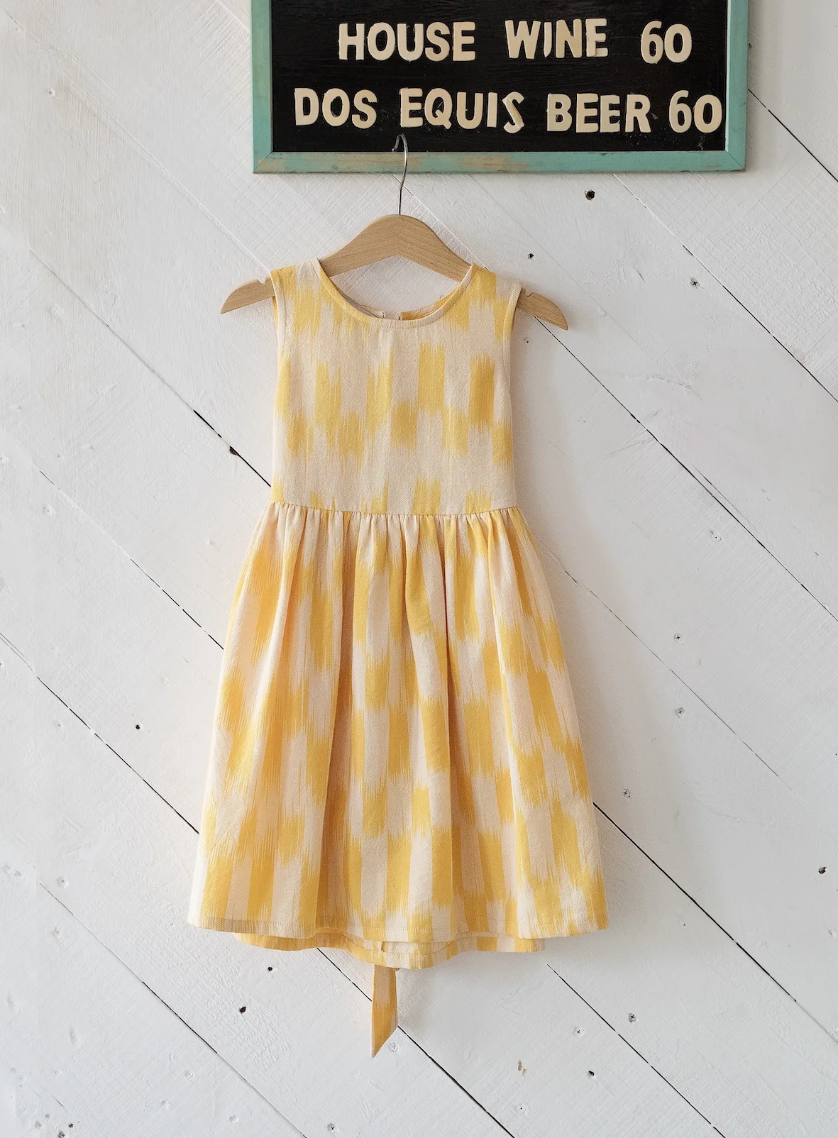 Promenade Dress in Sunshine Ikat_front.jpg