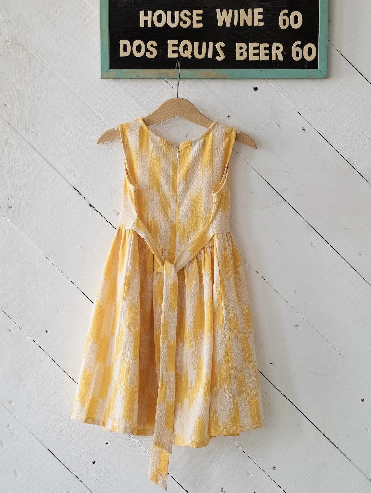 Promenade Dress in Sunshine Ikat_back.jpg