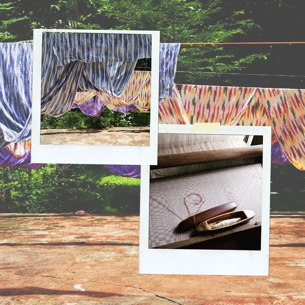 From the very beginning, we chose to source our handwoven fabric through @anthillfabric because they are a social enterprise which works directly with various weaving communities in the Philippines. With Anthill, we could be sure of the provenance of