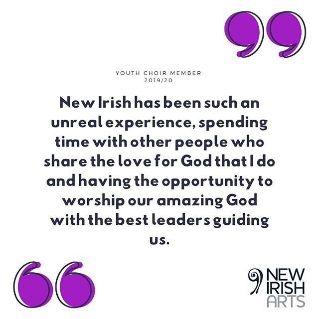 &bull;NEW IRISH YOUTH CHOIR&bull;

For full information, and to register please go to www.newirisharts.com/youth-choir

#newirisharts #youth #choir #music #christian