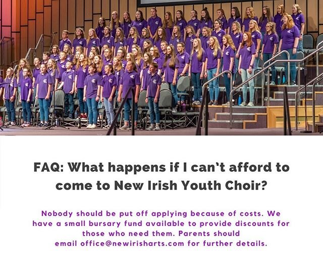 &bull;NEW IRISH YOUTH CHOIR&bull;

For full information, and to register please go to www.newirisharts.com/youth-choir

#newirisharts #youth #choir #music #christian