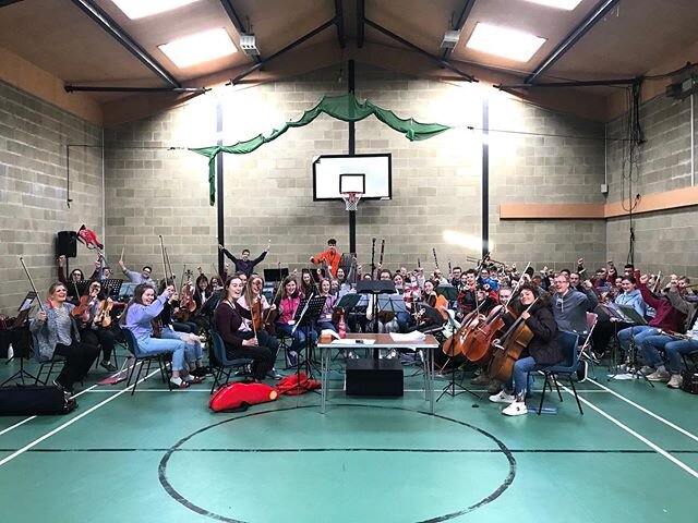 Having a fab weekend at Ganaway with these wonderful young people! 
If you&rsquo;re free tomorrow afternoon, please come and hear them at Whitla Hall, Methodist College, Belfast at 3pm. 
#youth #orchestra #newirisharts #music