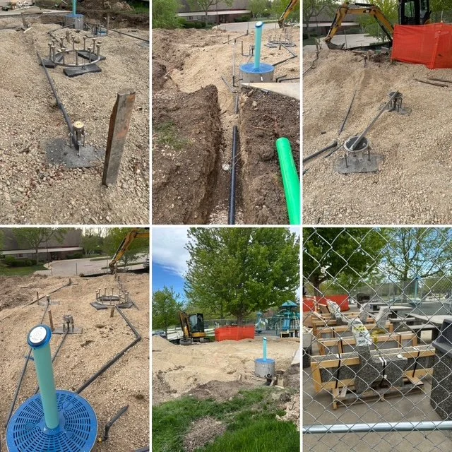 New Splash Pad construction is underway!!!