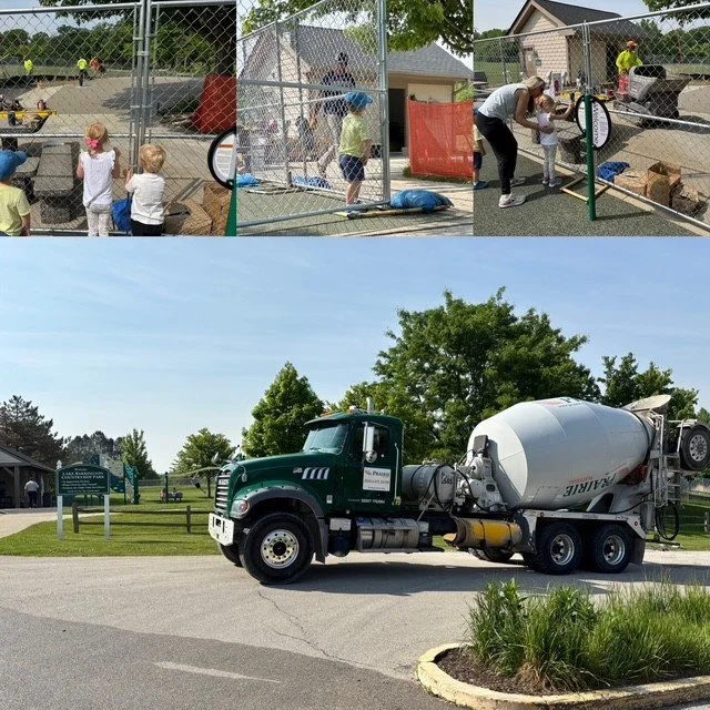 Friday - Concrete is poured!!!