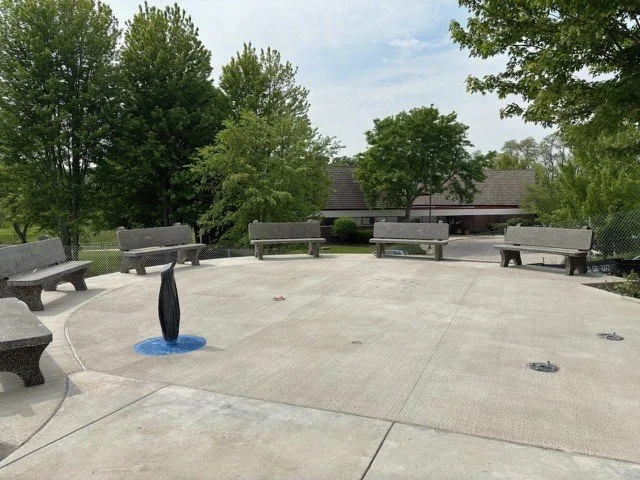 Saturday - Benches are in!!!