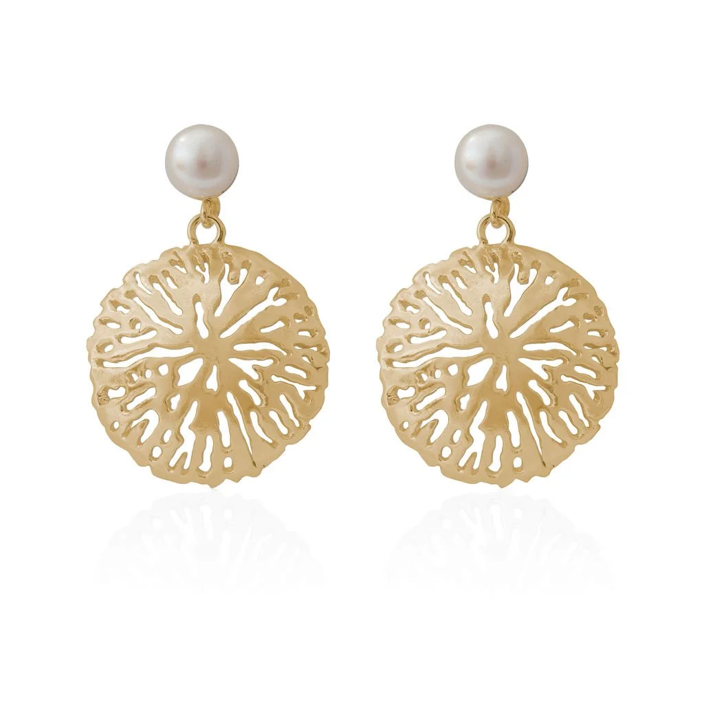 Venus Sea Silver Earrings