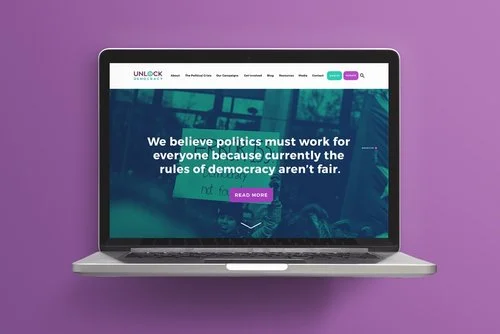 + UNLOCK DEMOCRACY - Website &amp; Brand Refresh