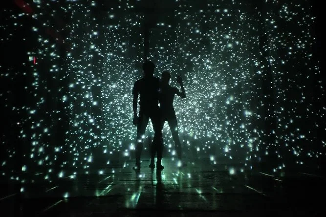 VOID | Performa Visionaries 🌌
Brooklyn, NY &middot; May 11, 2015
Curated by @royasachs 

A one-night-only performance merging art, dance, music, and tech. VOID explored modern courtship and digital intimacy through motion-responsive installations by