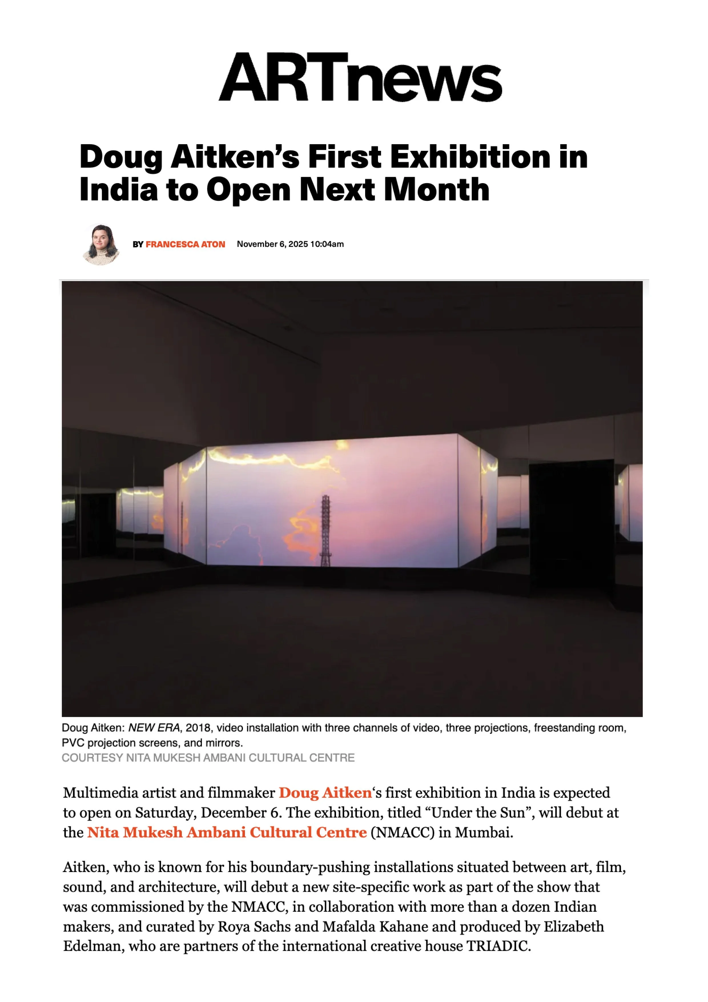 ARTNEWS | NOVEMBER 2025