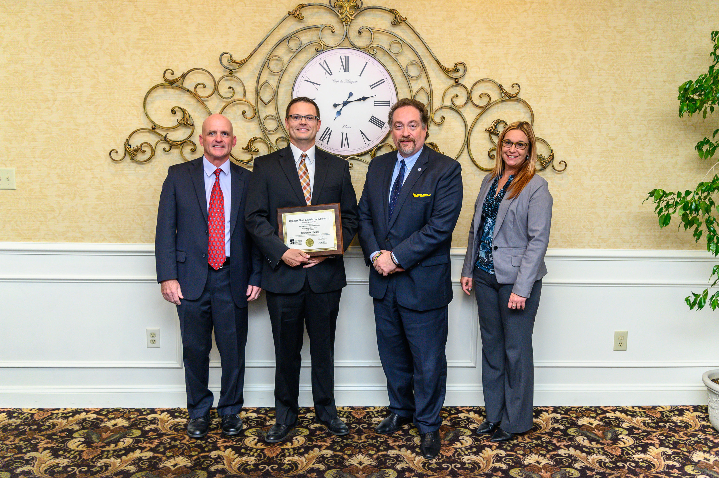 Hanover Chamber Recognizes 2019 Educators of the Year