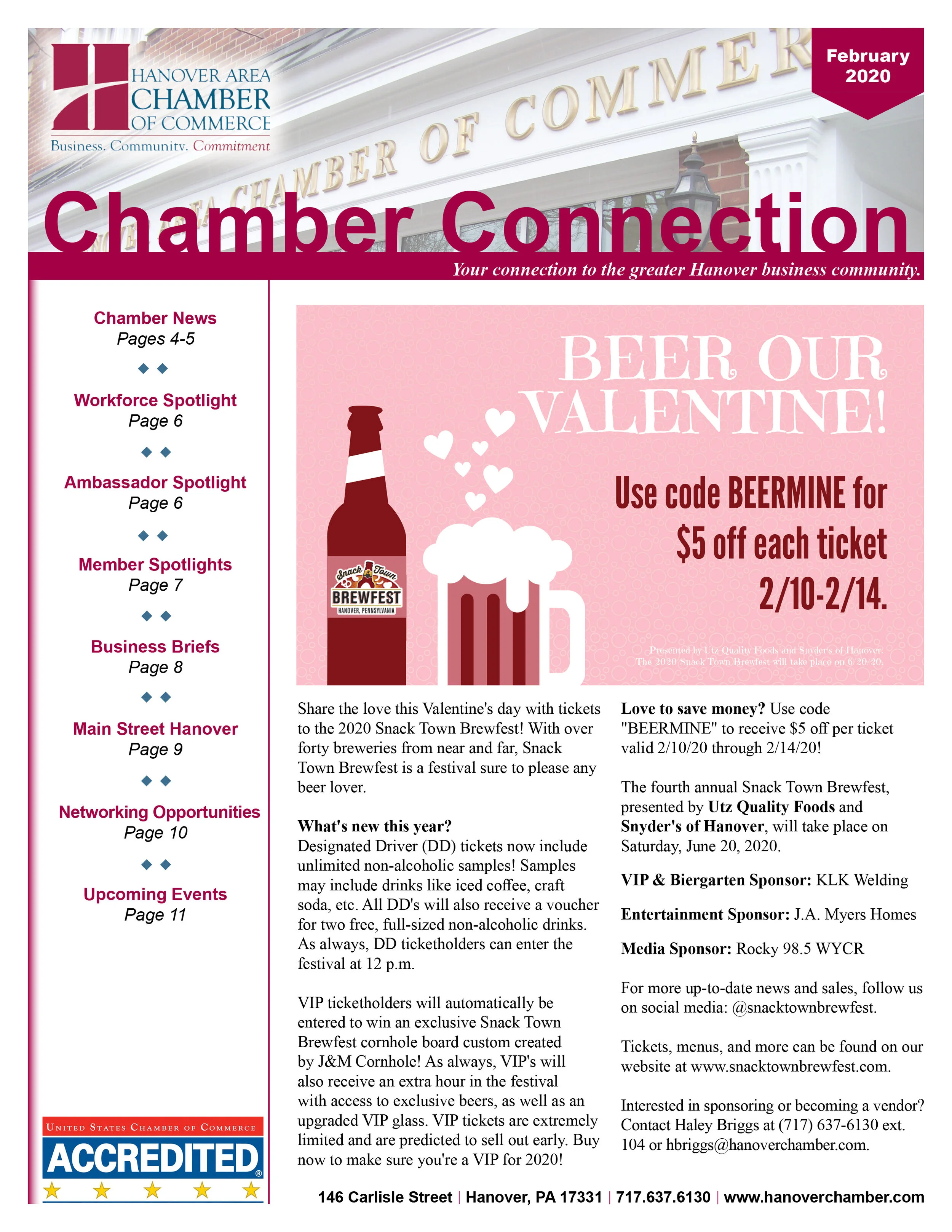 February 2020 Chamber Connection Newsletter