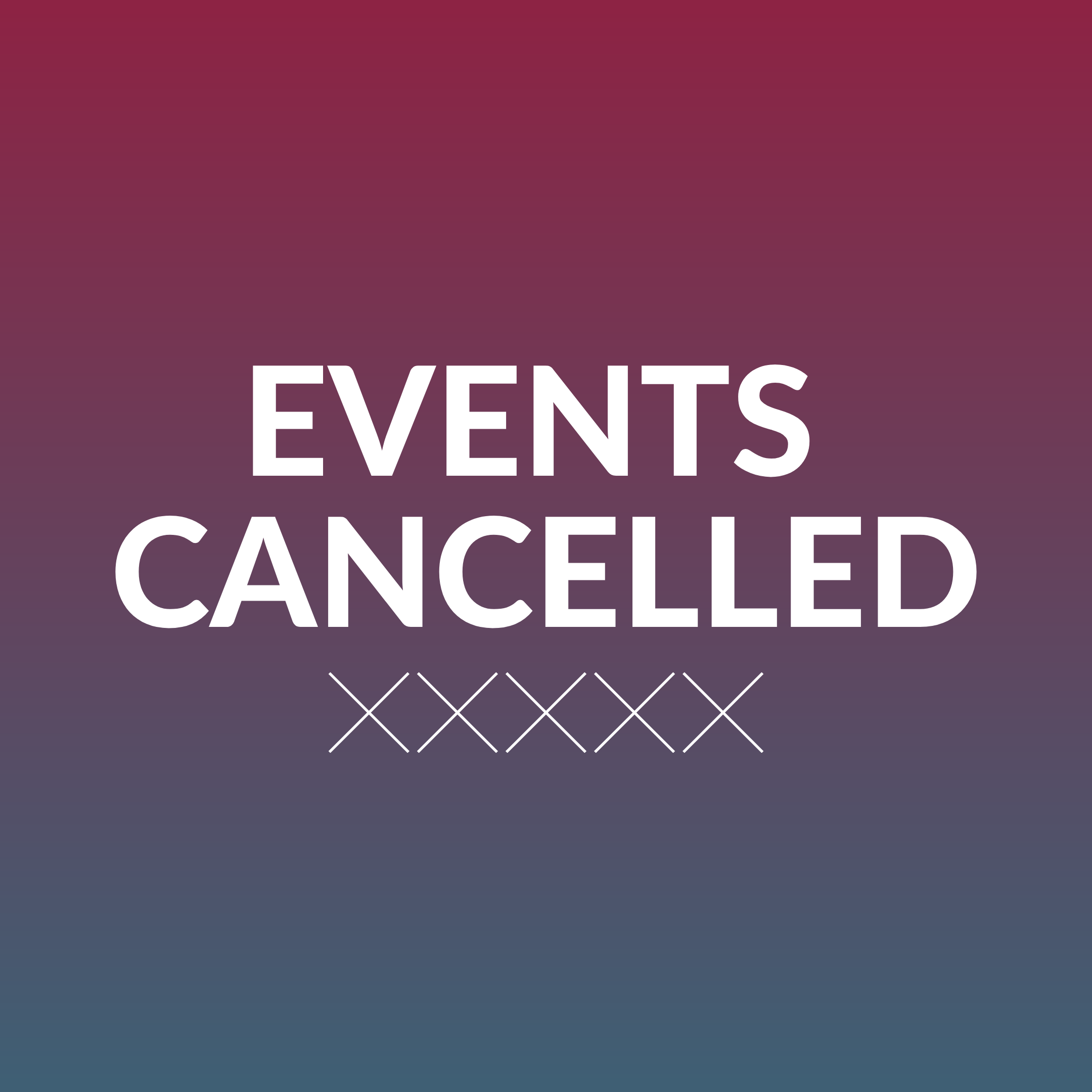 Fall Events Cancelled