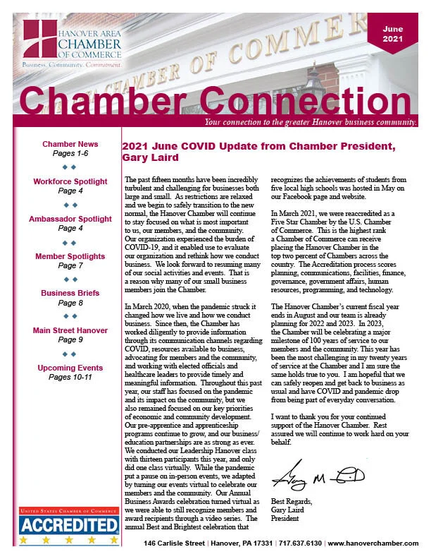 June 2021 Chamber Connection Newsletter 