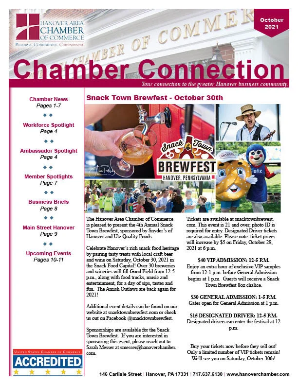 October 2021 Chamber Connection Newsletter 