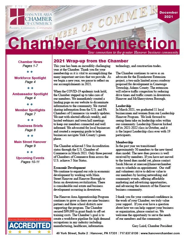 December Chamber Connection Newsletter