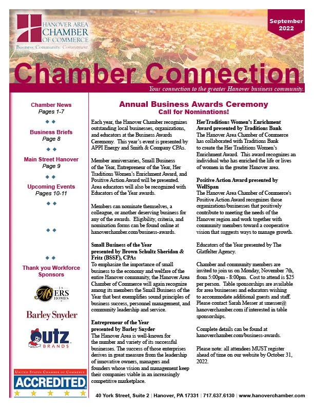 September 2022 Chamber Connection Newsletter