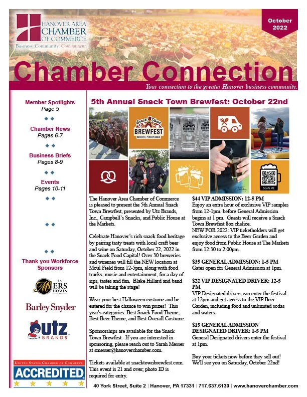 October 2022 Chamber Connection Newsletter 