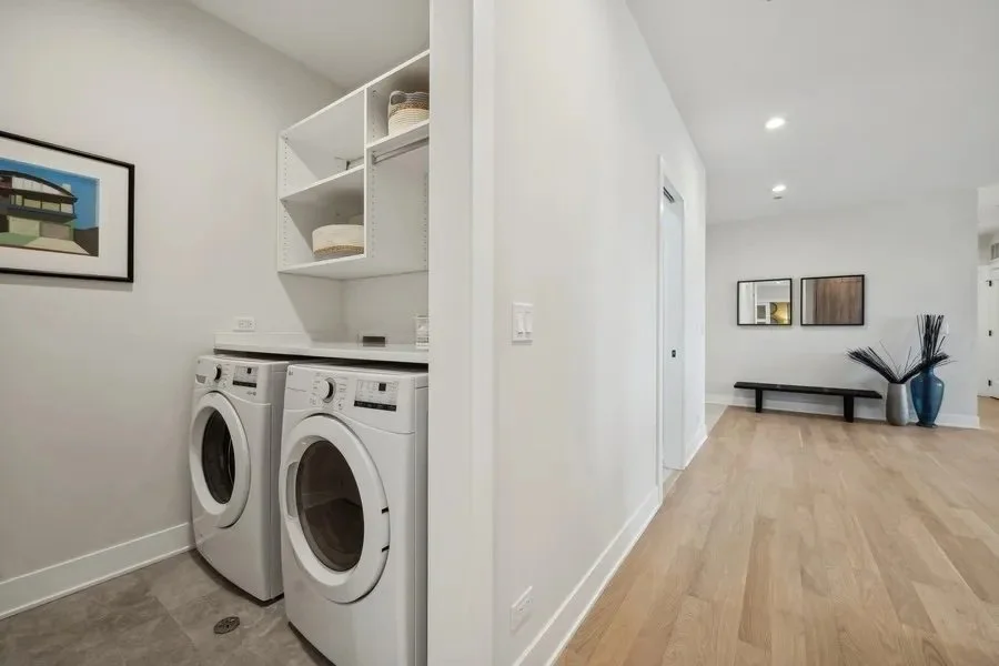 Clark Project Penthouse Laundry Room
