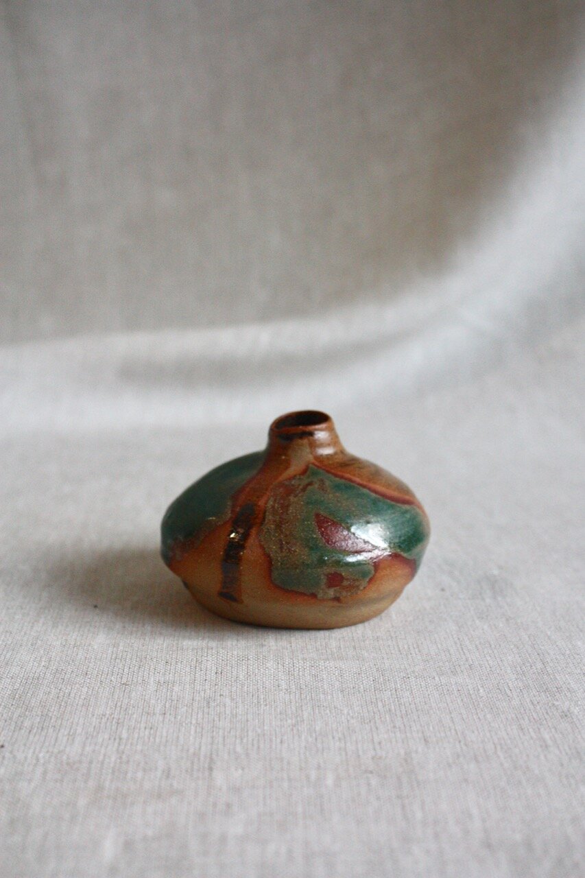 Glazed Bud Vase