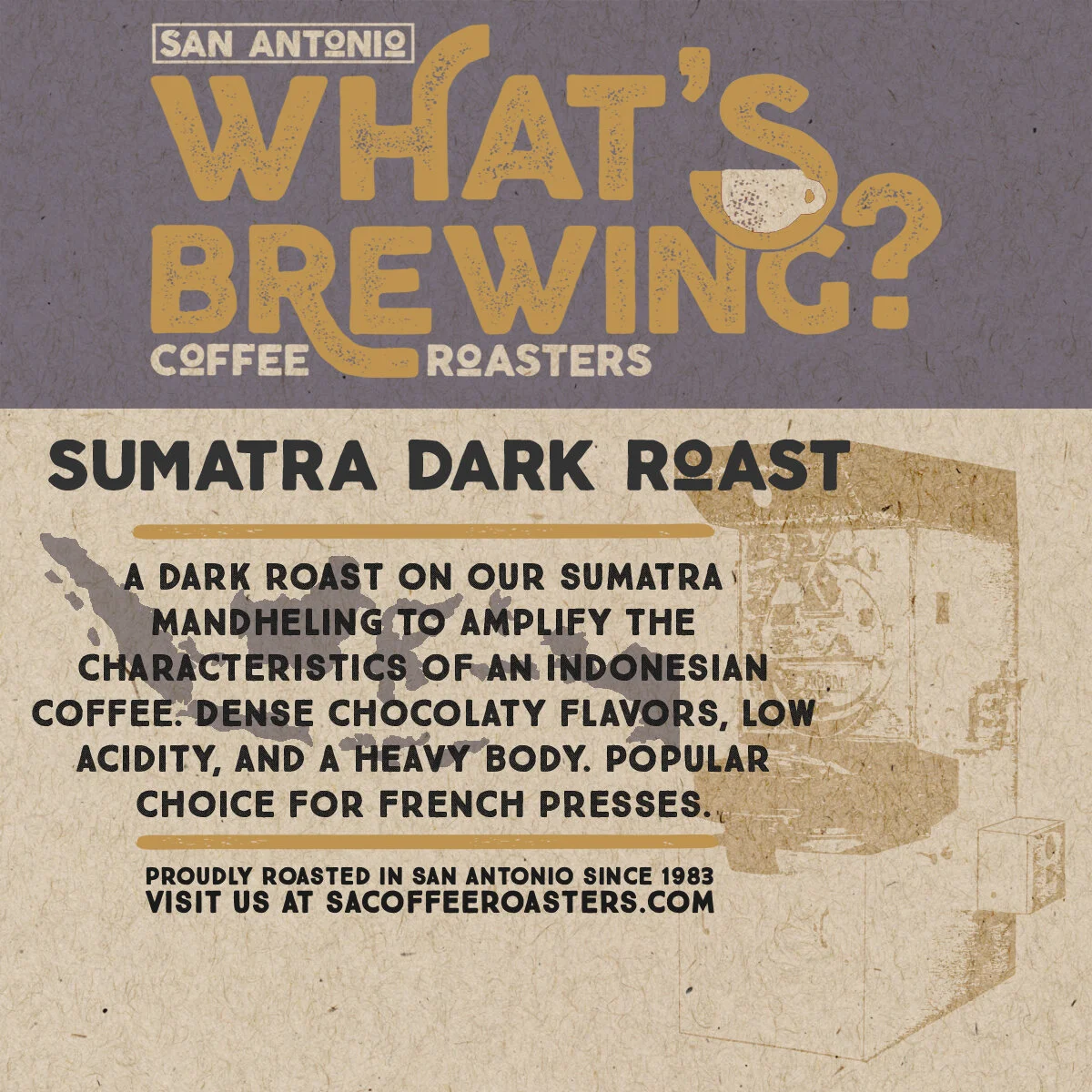 Dark Roast Sumatra Mandheling