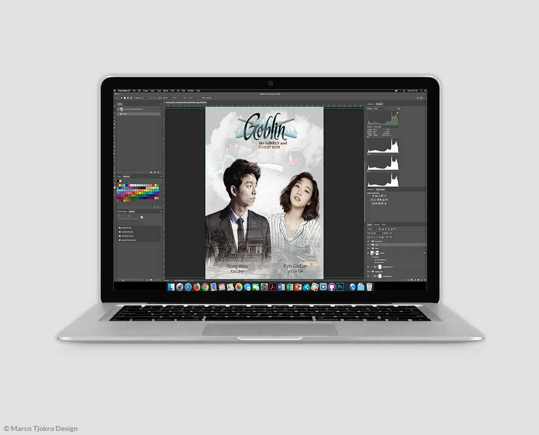 Goblin Drama Advertising Poster Process