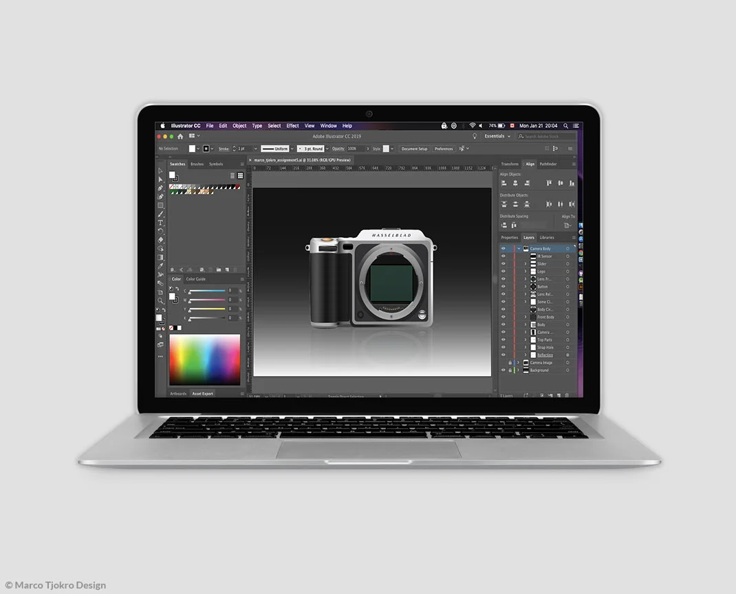 Hasselblad Illustration Process