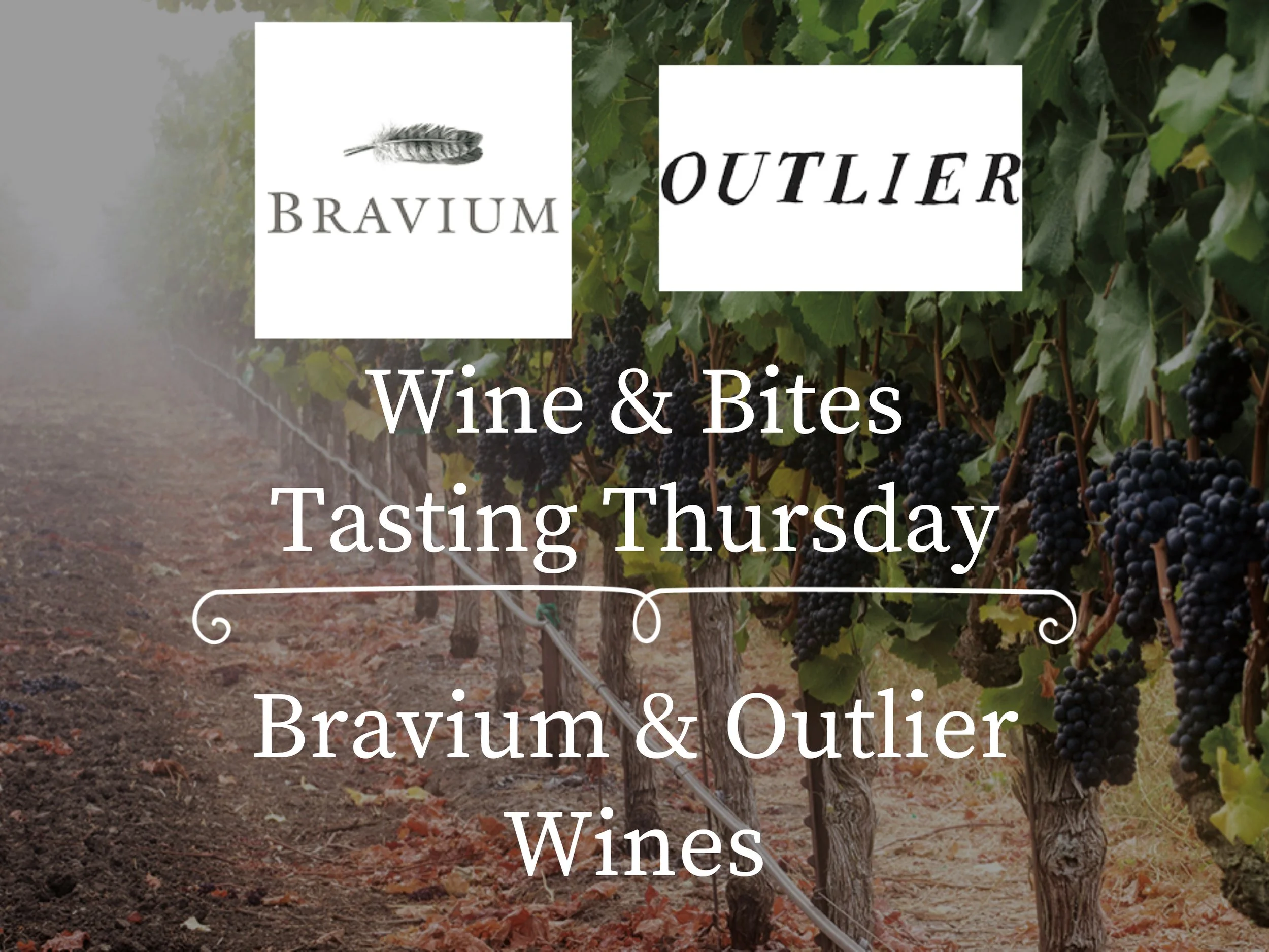 Bravium & Outlier Wine & Bites Tasting Thursday