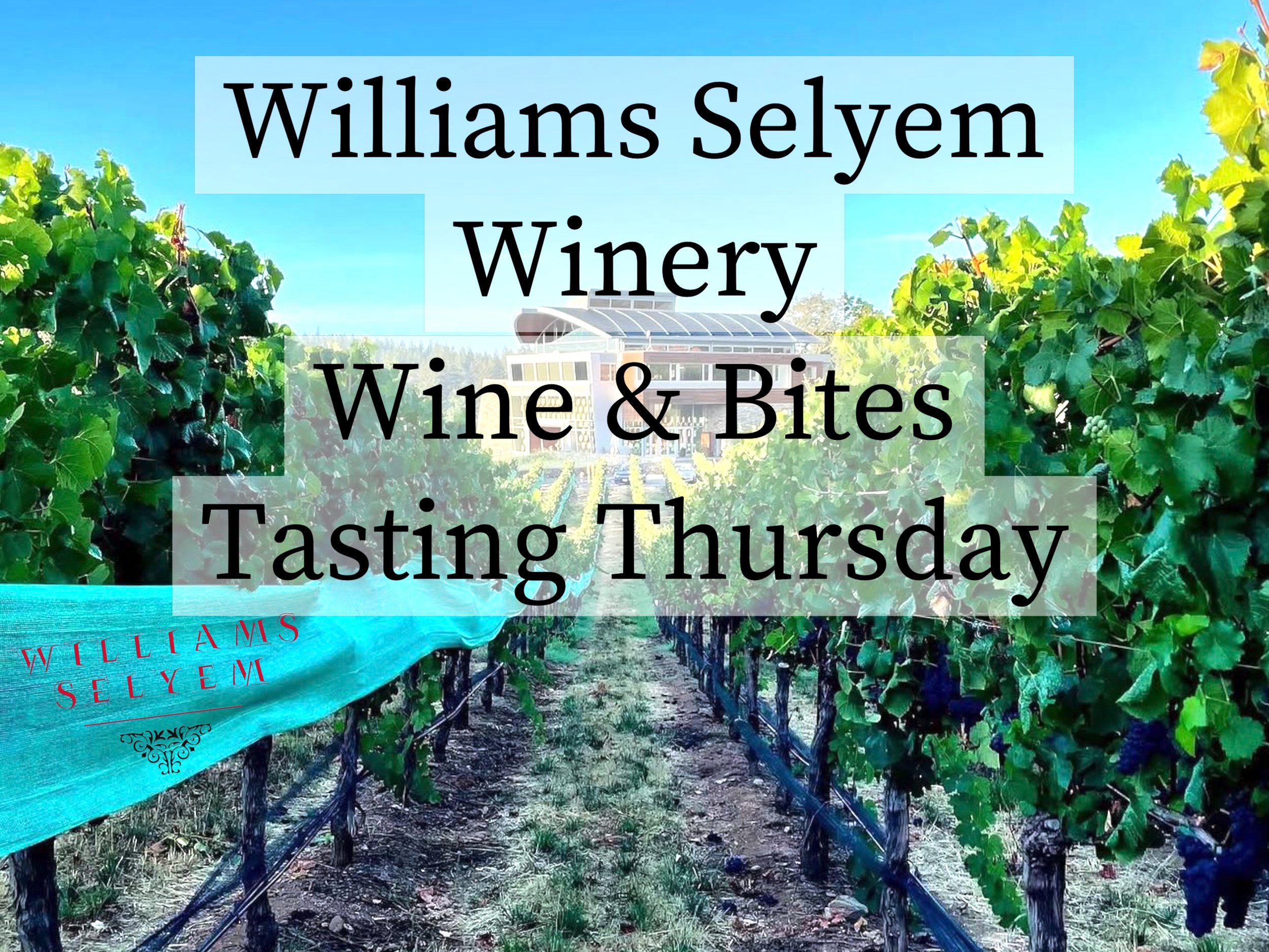 Williams Selyem Wine &amp; Bites Tasting Thursday