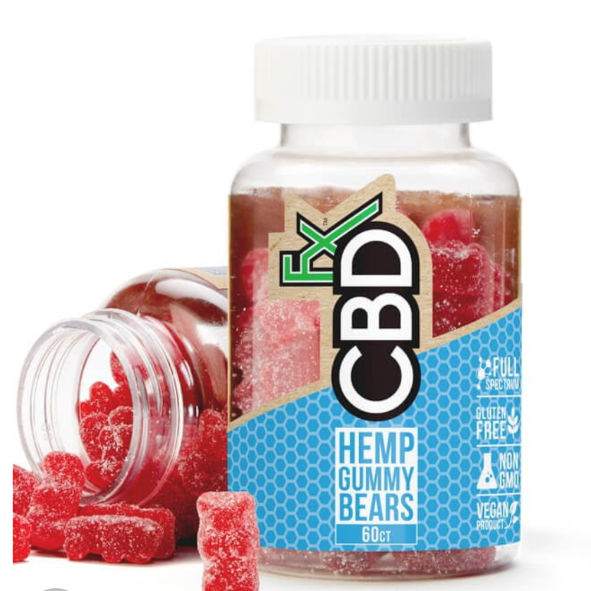 CBDfx Gummy Bears; 5mg each; 8ct, 60ct. $9.99-$59.99