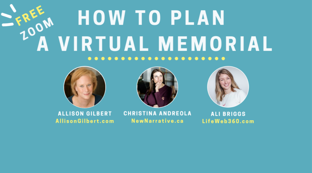 How to hold a virtual memorial service - New Pelican