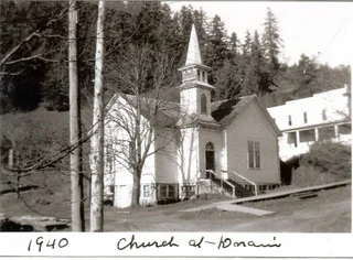 1940 view from intersection (Note Perkins Hotel where the parking lot is now)