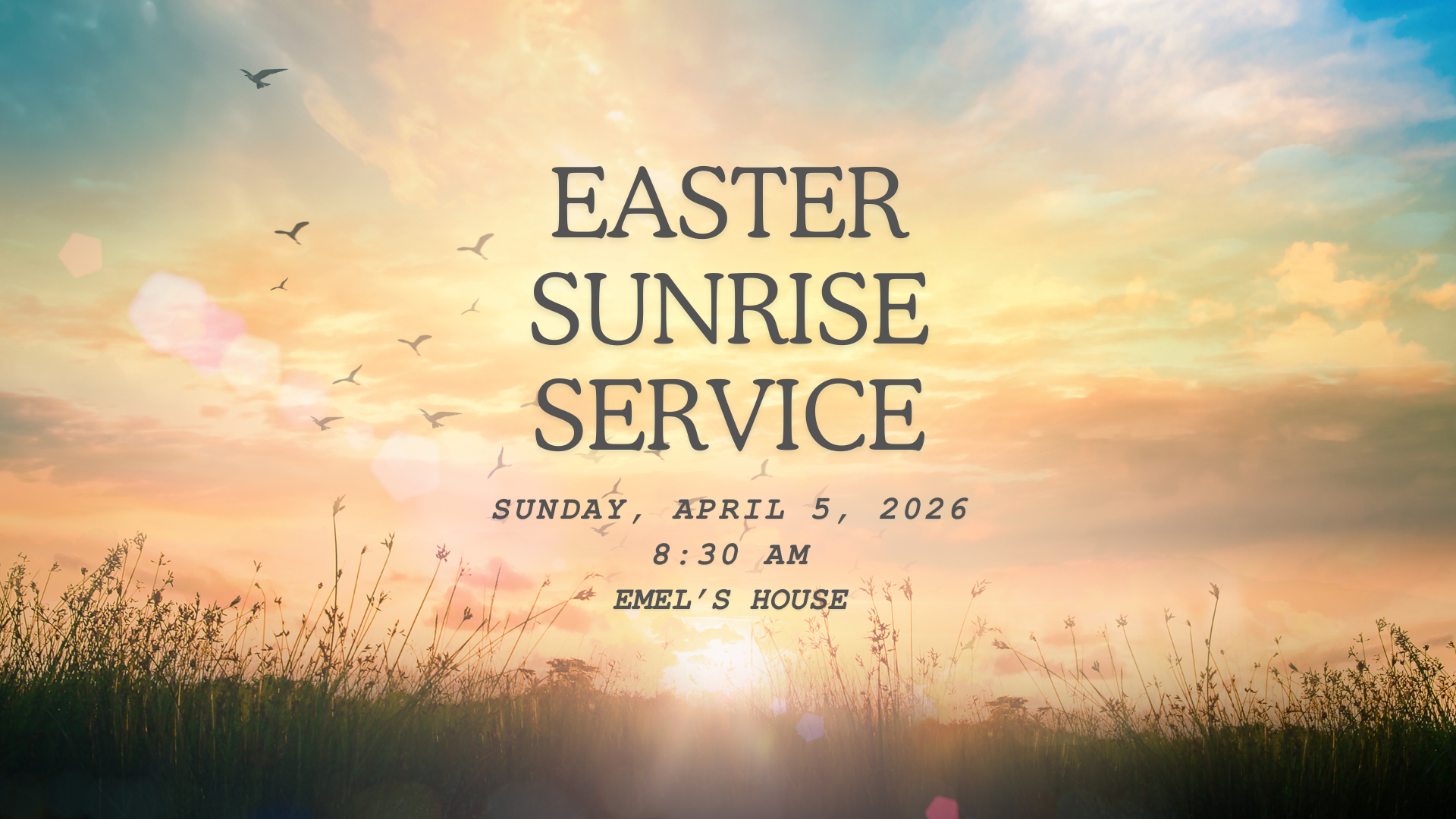 Easter Sunrise Service
