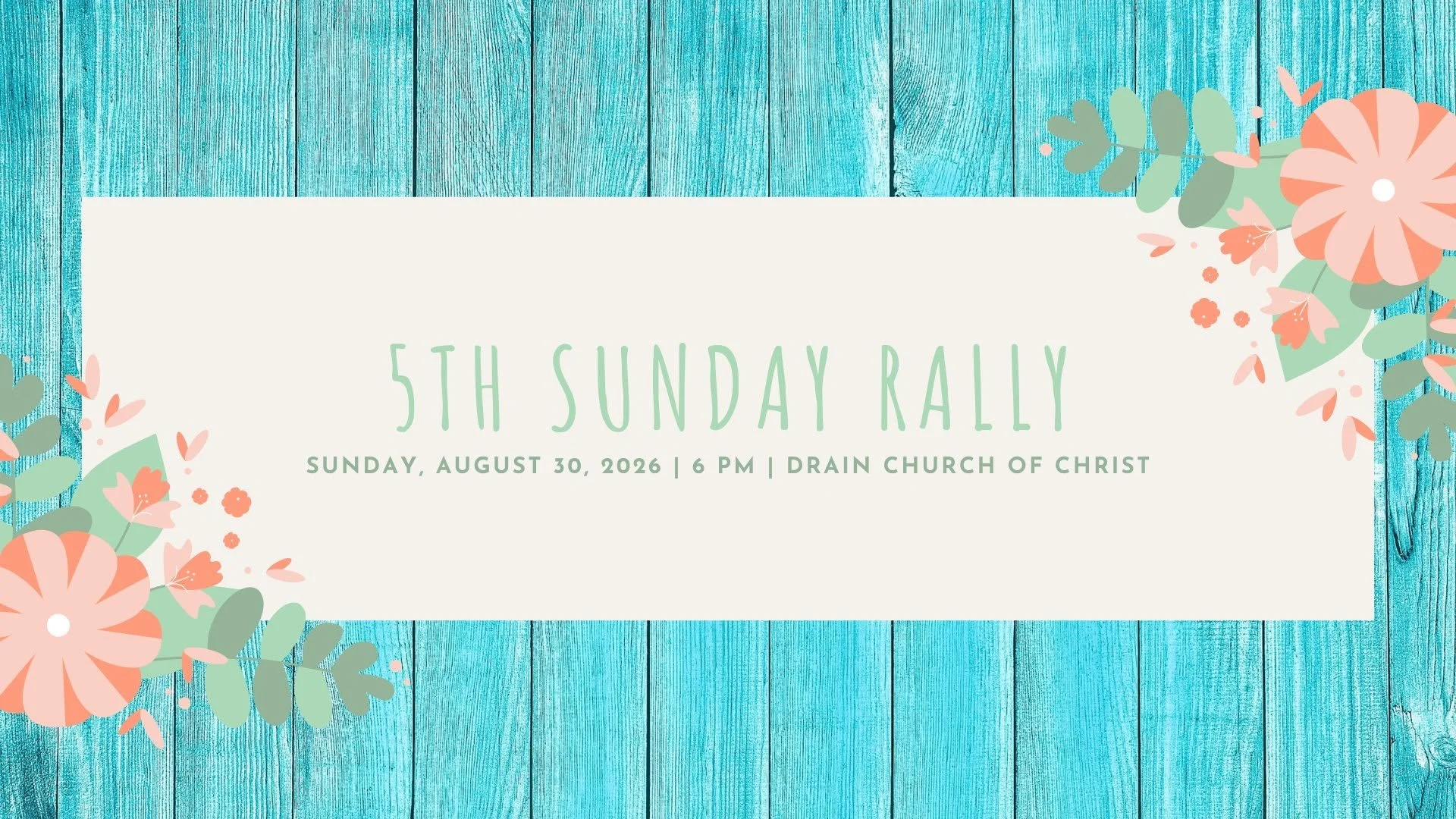 5th Sunday Rally
