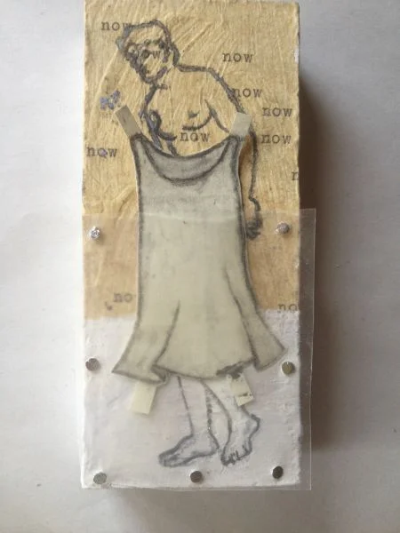  ART BOX 2015-paper dolls- 2-1/2"x5" 