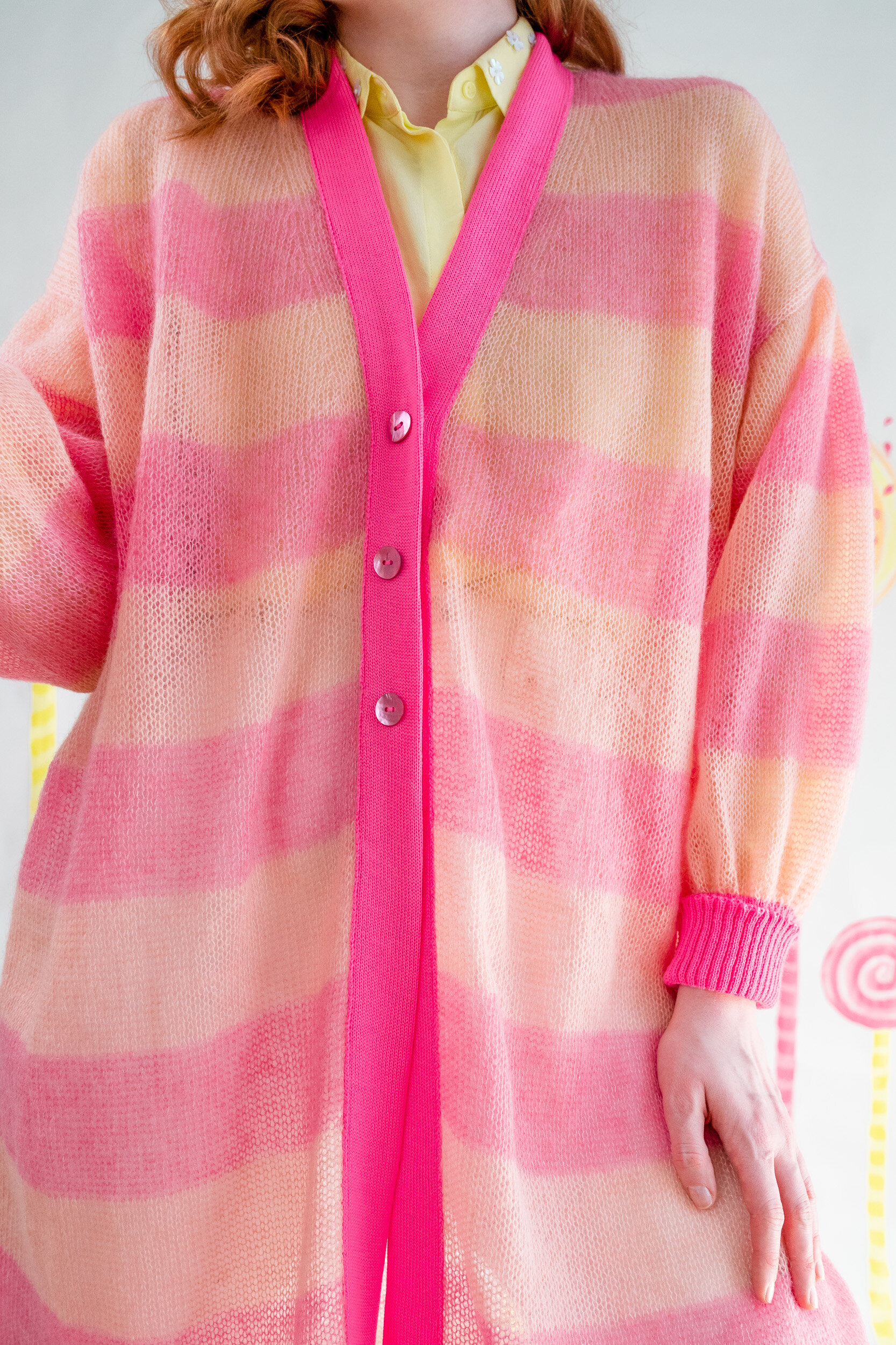 cardigan silk mohair