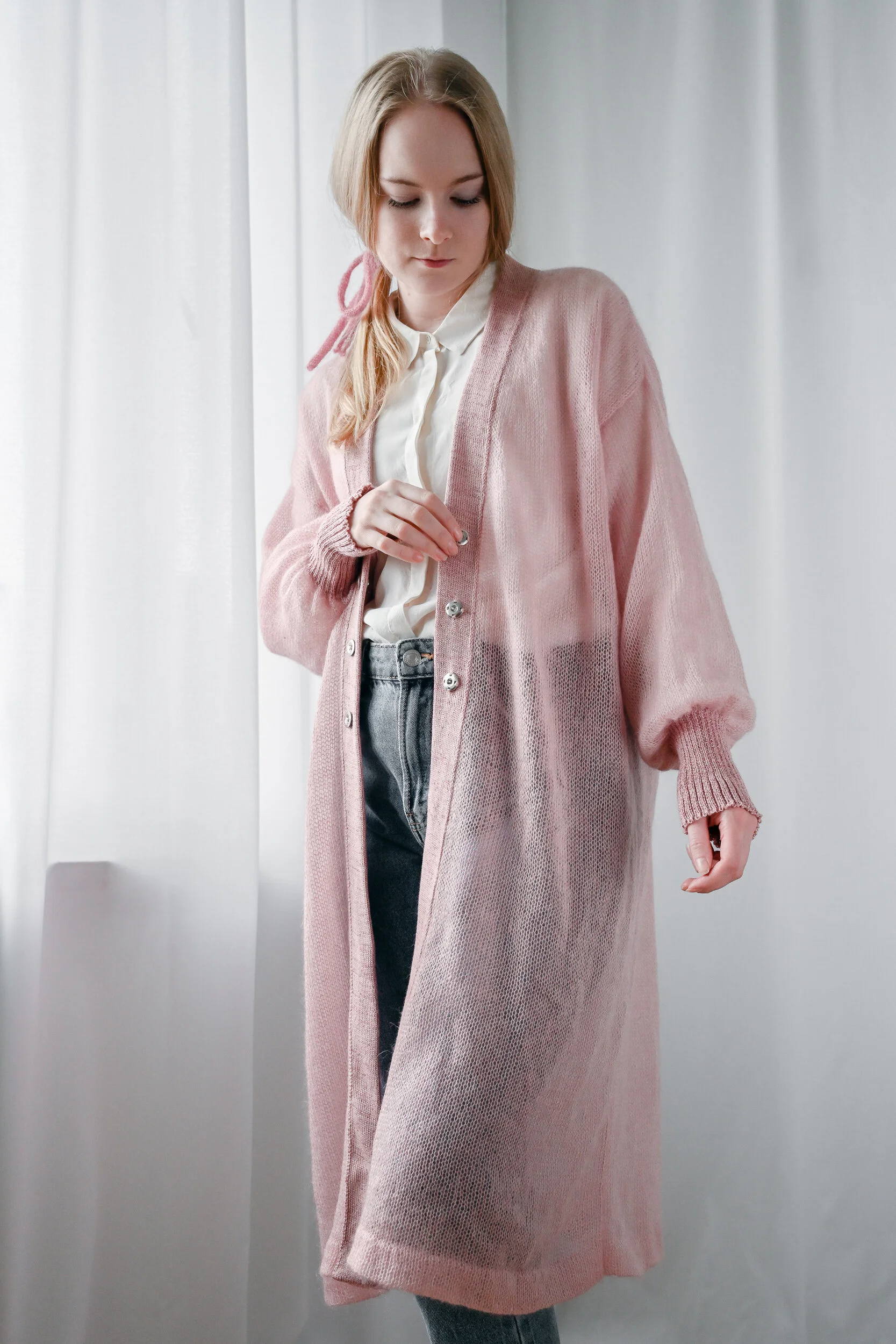 cardigan silk mohair