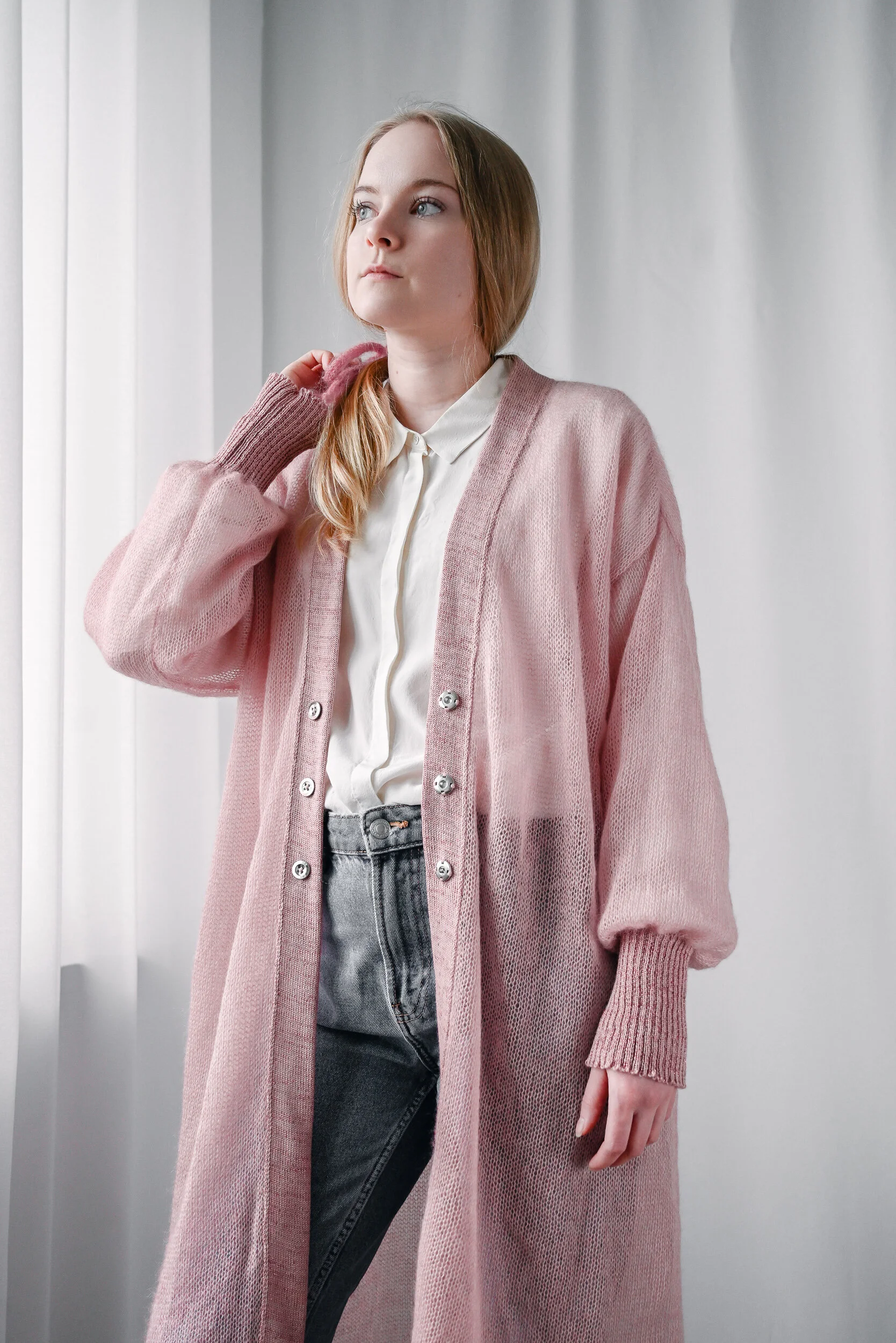 cardigan silk mohair