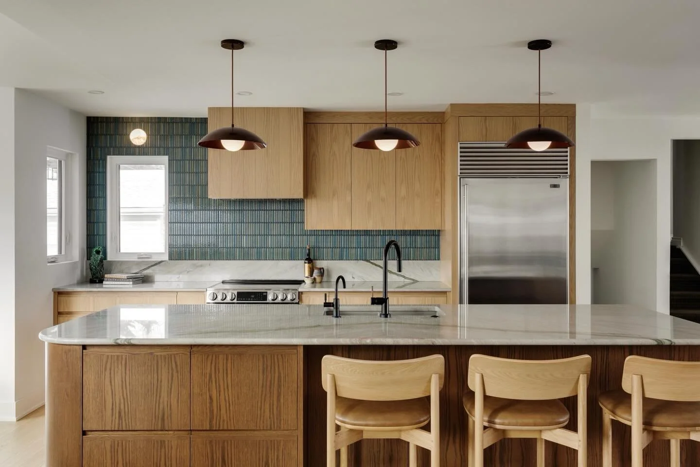 What once was 90&rsquo;s is no longer ✌🏻

Major refresh of this Lakeview kitchen that was white melamine, black granite, and awkward angles as far as the eye could see &mdash; which wasn&rsquo;t very far, because it was completely closed off from th