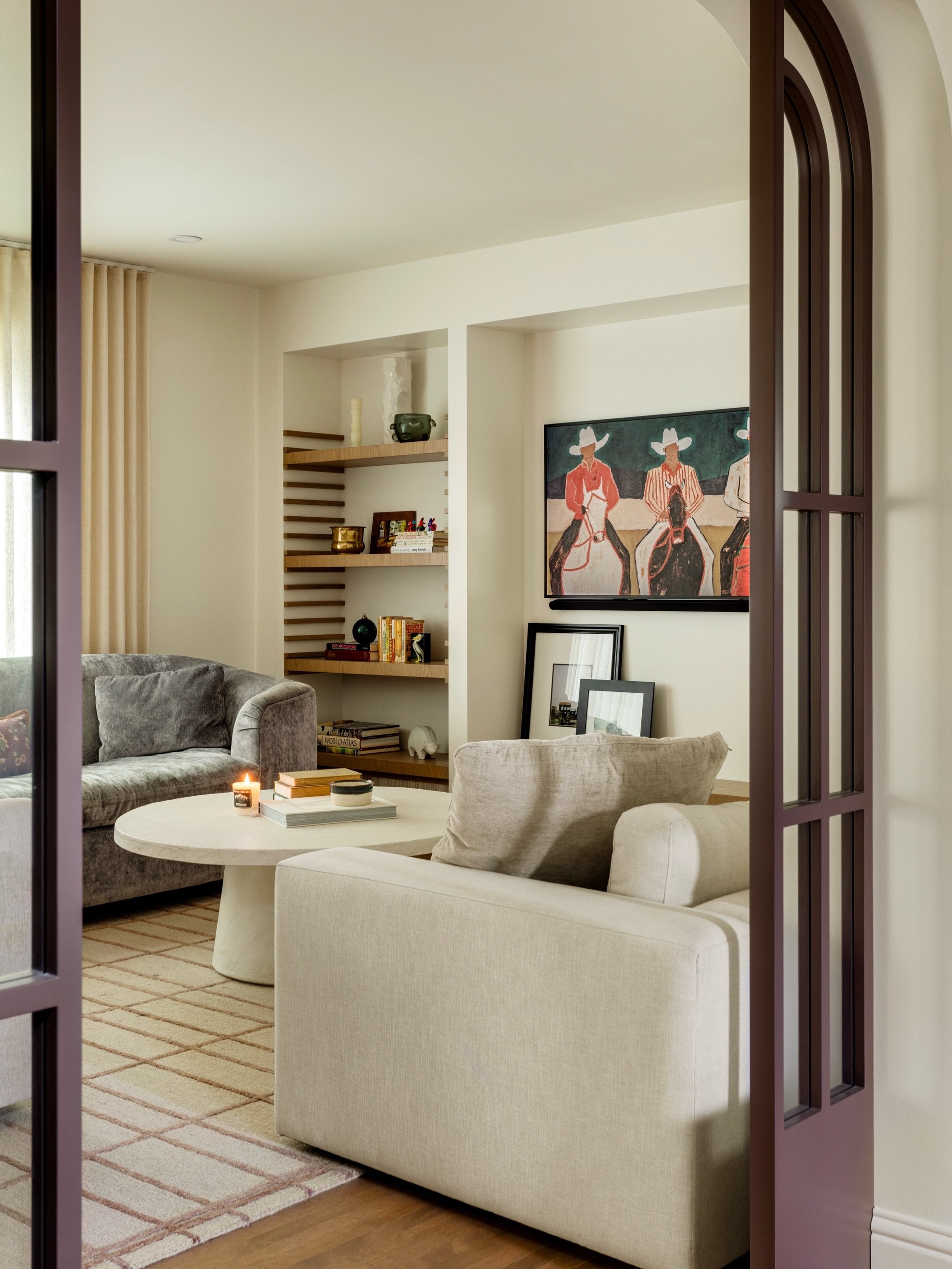 We&rsquo;re calling our #SFElbowParkReno project &ldquo;European minimalism&rdquo;: the streamlined detailing of minimalism with the warmth and elegance of European interiors. We love the play of warm cream + honey wood tones against the deep espress
