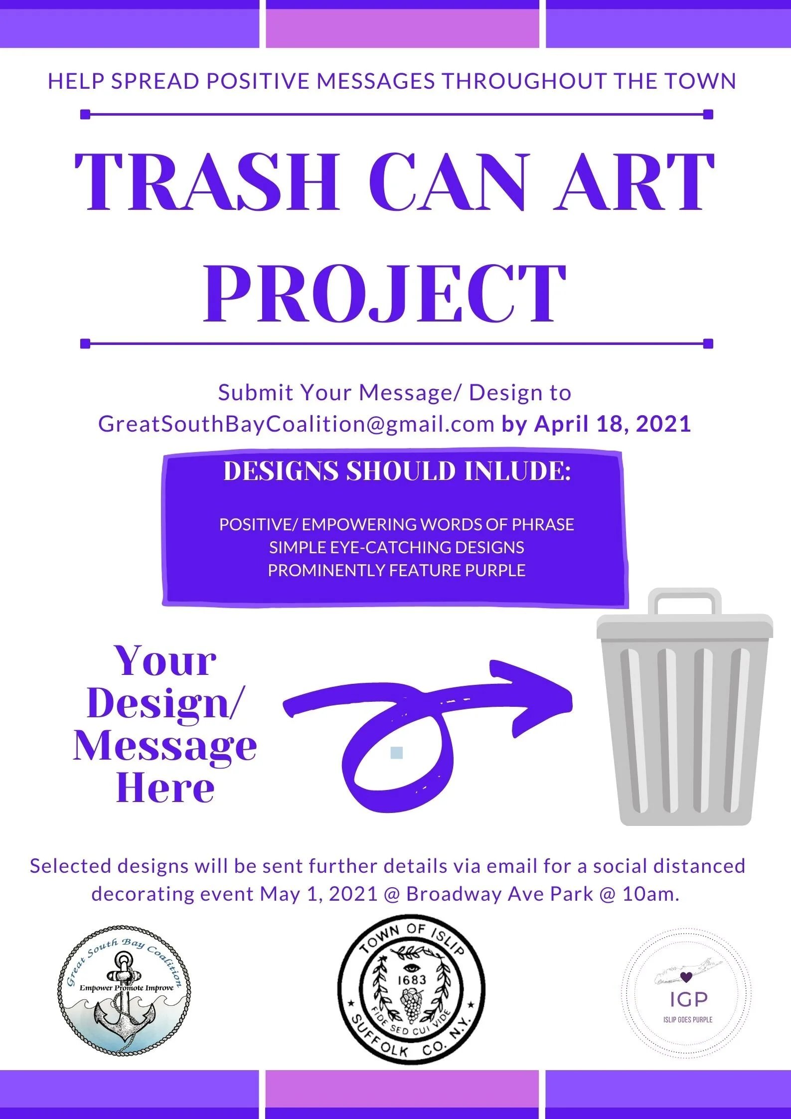 Trash Can Art Project