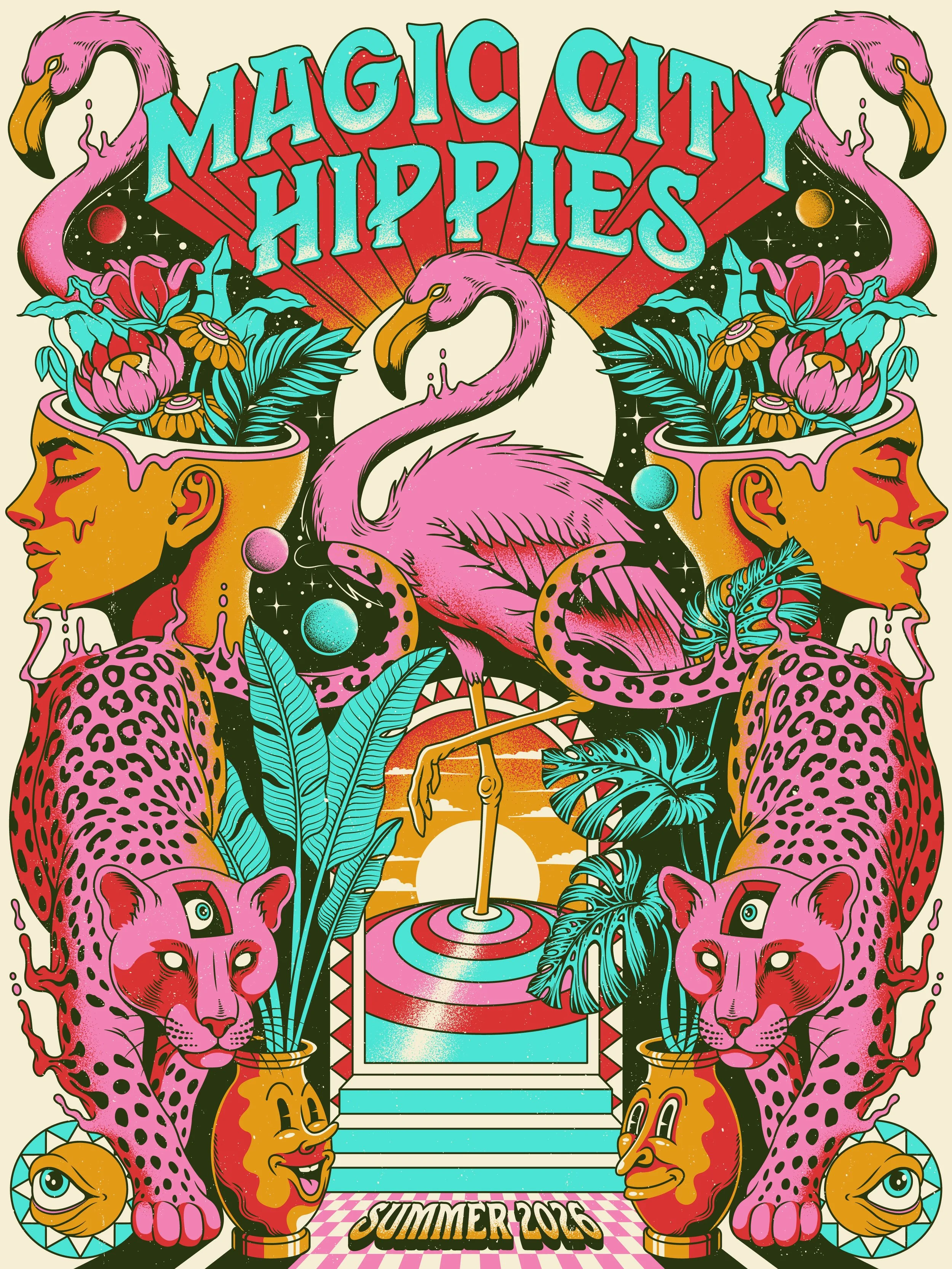 Magic City Hippies Summer Tour Poster