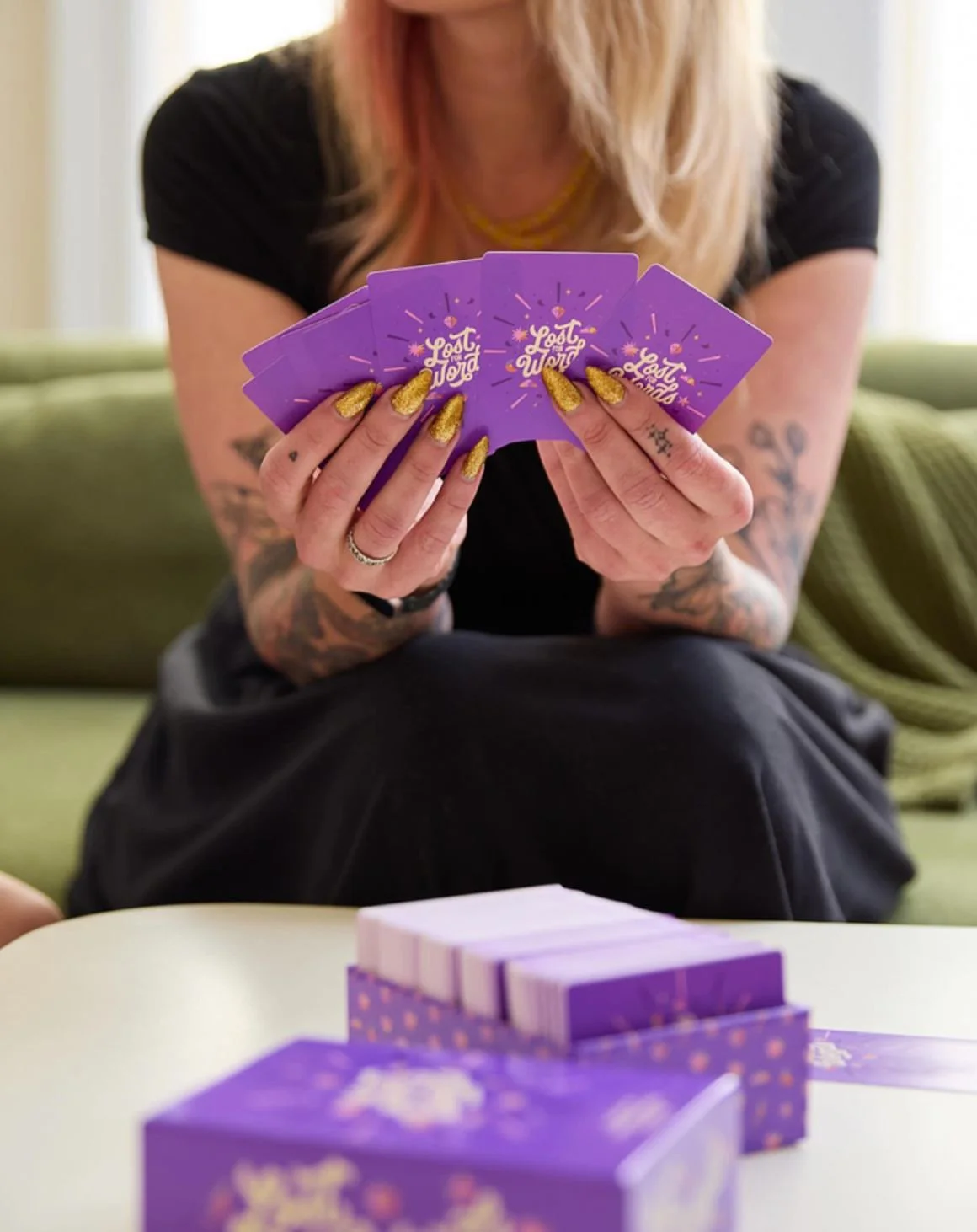 LOST FOR WORDS: GAME CARD &amp; PACKAGING ILLUSTRATIONS 