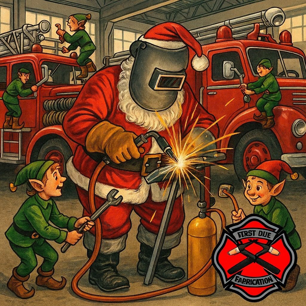 🎄🧑&zwj;🎄 The little First Due Fabrication elves have been working HARD! 🔧✨
If you&rsquo;re looking to order from our website, the last day for guaranteed Christmas shipping is 12/17.

That being said&hellip; 👀✨
ALL orders placed between now and 