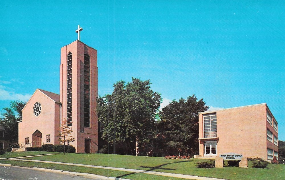 First Baptist Church, circa 1956