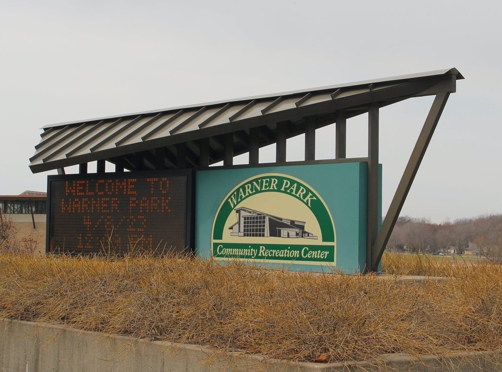 Warner Park entry sign