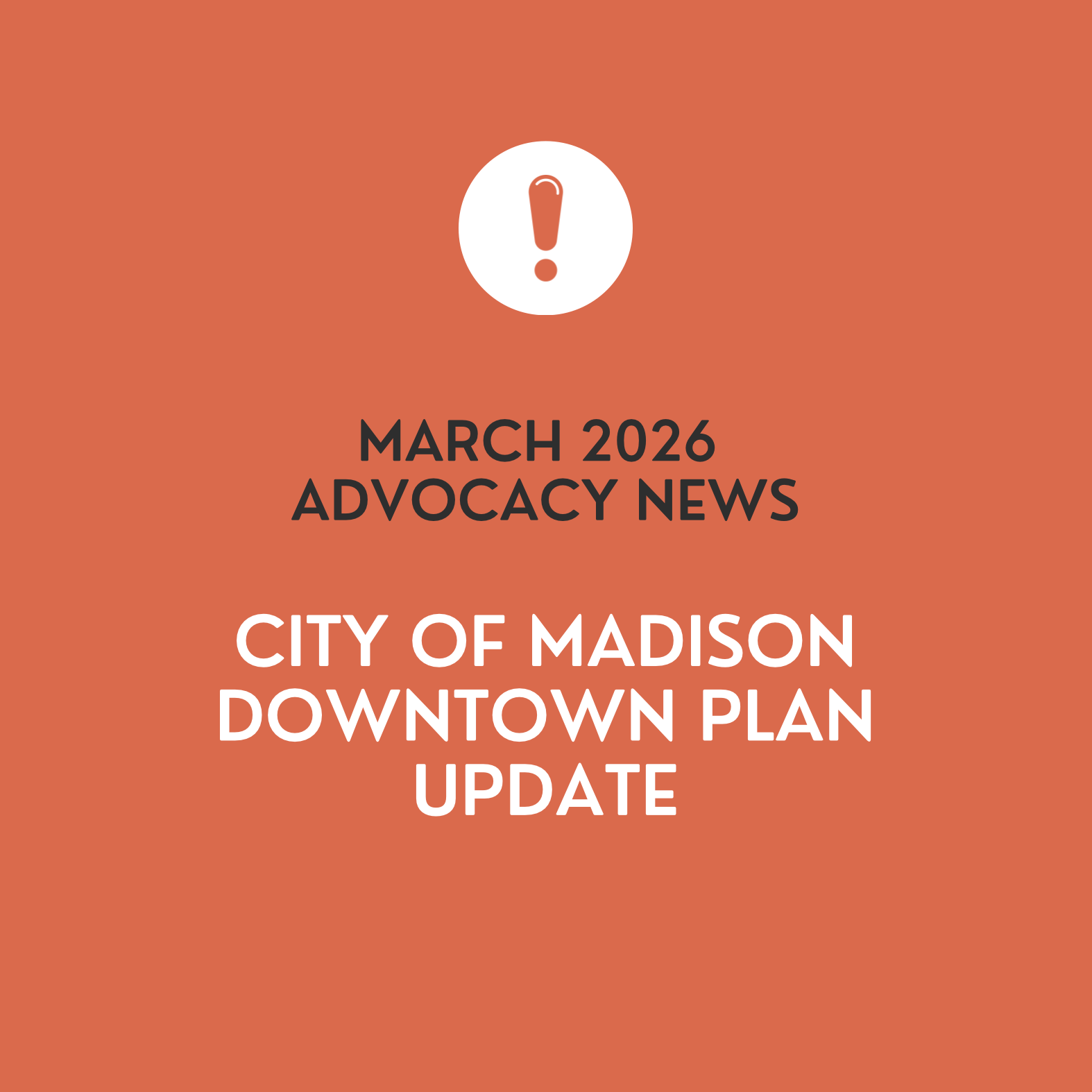 March 2026  |  Advocacy News