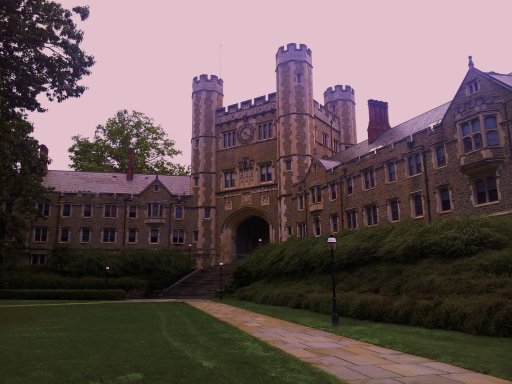 Before WW1, this was the main gate to Princeton. I walked through its gothic splendor each morning
