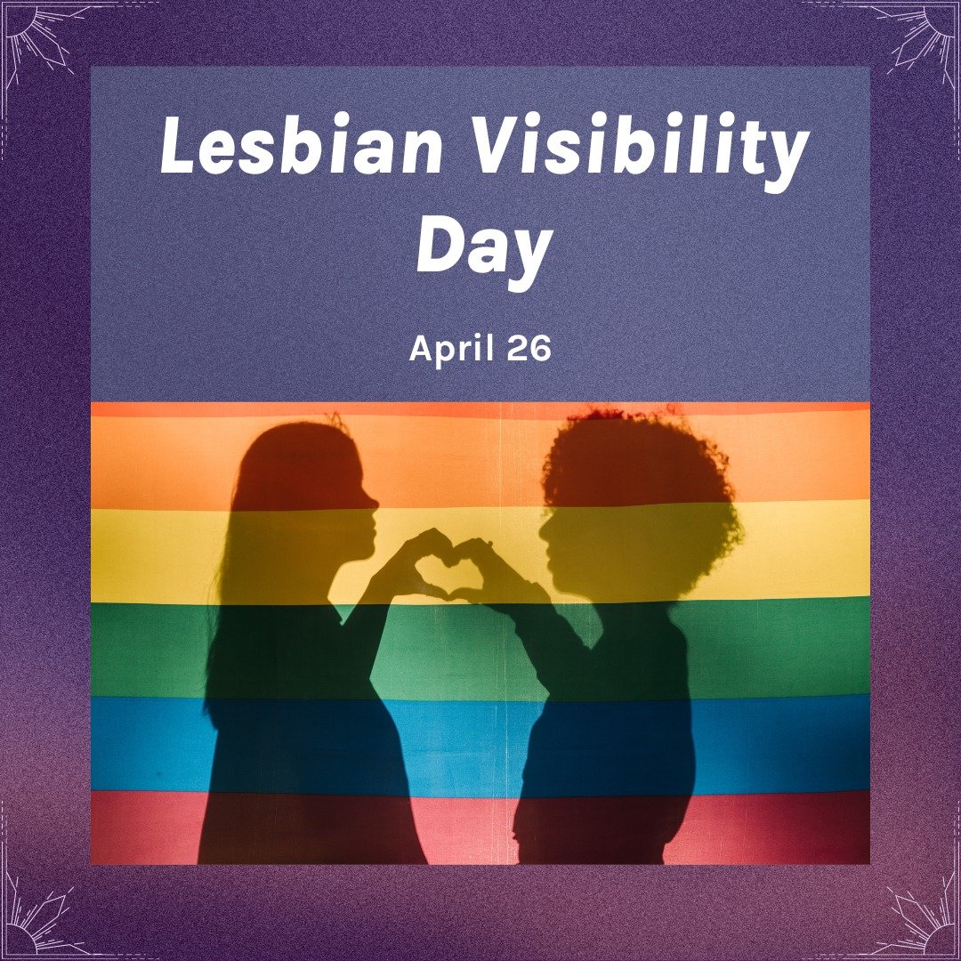 Happy Lesbian Visibility Week!

This week we celebrate our lesbian communities and those whose whose lesbian identities intersect with other modes of marginalization.

#LesbianVisibilityWeek #LVW23 #2SLGBTQ