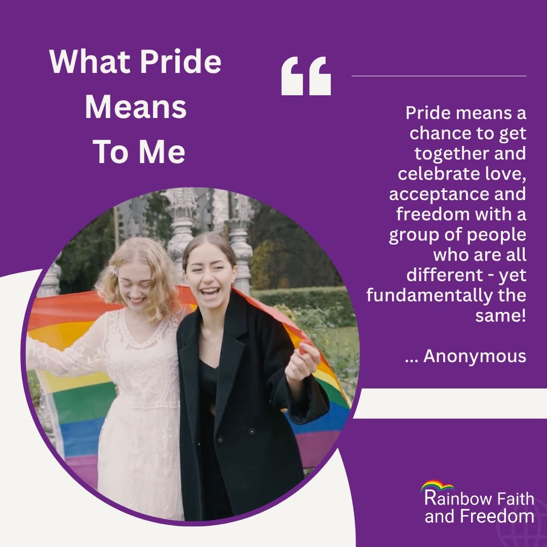 Happy Pride Month! 

Pride is more than just a celebration. 

It&rsquo;s activism, it&rsquo;s memories, it&rsquo;s togetherness, it&rsquo;s sadness, it&rsquo;s inspiration, it&rsquo;s a protest &hellip; and it&rsquo;s so much more.

We asked our RFF 