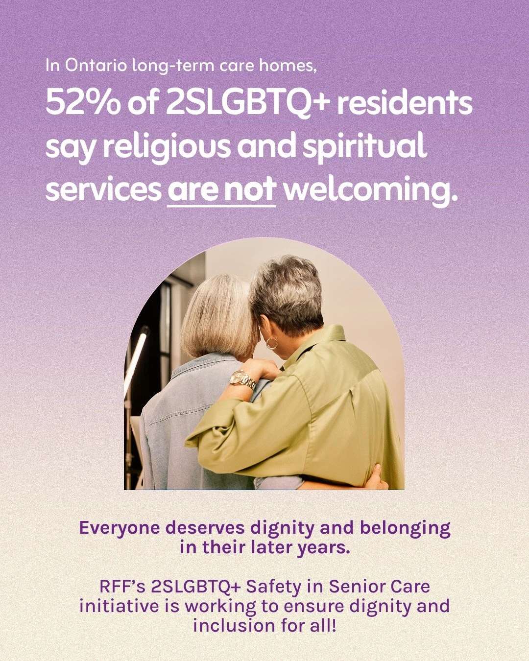 🌈 Many 2SLGBTQ+ seniors face subtle but serious barriers in senior care—from a lack of representation to staff untrained in their unique health needs.
A lifetime of discrimination can show up in the body as isolation, anxiety, and delayed car